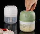 Triturador de Alimentos Elétrico 250ml – Mini Processador sem Fio para Temperos e Legumes